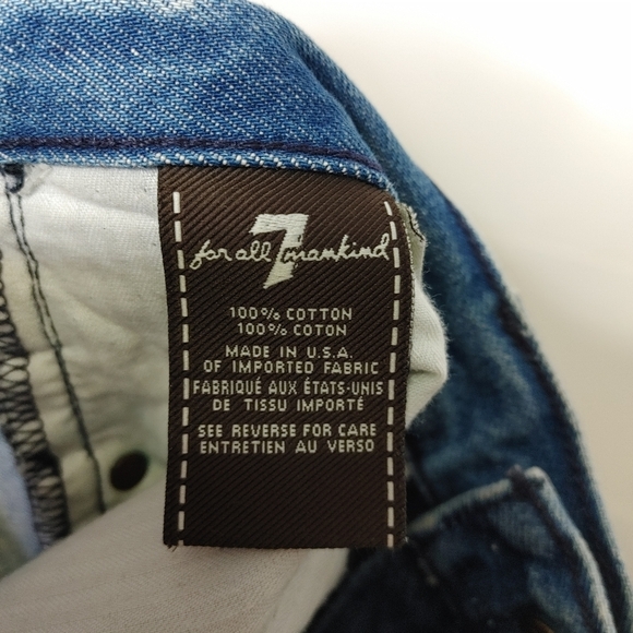 7 For All Mankind Relaxed Skinny distressed jeans 25 - Picture 10 of 14